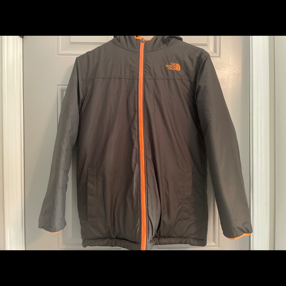 The North Face boys 14-16 hooded reversible jacket
